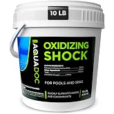 AquaDoc Chlorine Free Oxidizing Shock for Pools &amp; Hot Tubs, 10 lb | Oxygen Based Non Chlorine Shock - Pool &amp; Hot Tub Chemicals Made In USA