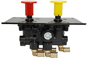LNKVORX 801631 MV-3 Dash Control Brake Valve - Parking Brake Valves Compatible with Bendix 801631|BX801631|5013293|745-5013293, Freightliner BW5013293, and Volvo BW801631 for Trailers and Trucks