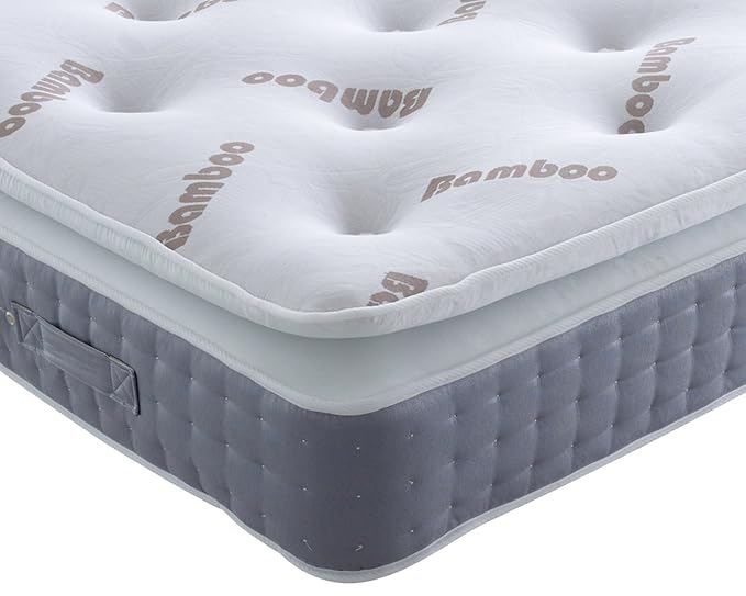 3000 Pocket Spring Pillow Top Orthopaedic Bamboo Mattress