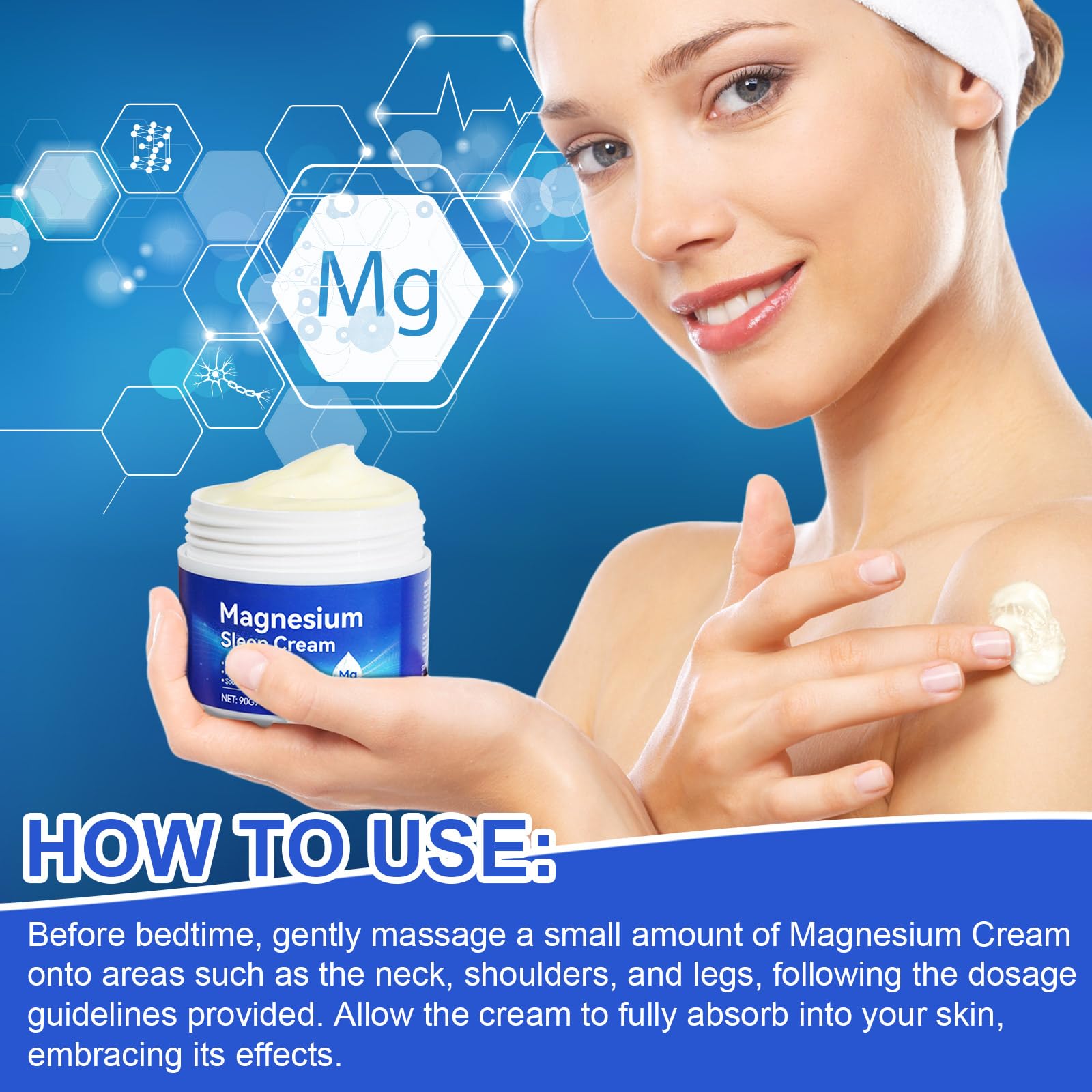 Magnesium Oil for Feet, Topical Magnesium Cream, High Concentration Genuine Zechstein