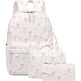 BTOOP School Backpack for Girls Kids Teens Cute School Bookbag Set with Insulated Lunch Box Pencil Case