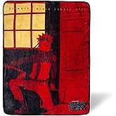 Naruto: Shippuden Ninja Plush Throw Blanket | Super Soft Fleece Blanket, Cozy Sherpa Cover for Sofa and Bed, Home Decor Room Essentials | Anime Manga Gifts | 45 x 60 Inches