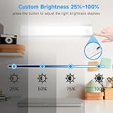 Haokiang 2Pack Under Cabinet Lights 39 LEDs 24cm USB Rechargeable Motion Sensor view 5