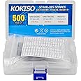 KOKISO 50 Values 500 Pcs Sample Box [15 Values 150 Pcs SMD diode,20 Values 200 Pcs SMD Transistor, 15 Values 150 Pcs SMD MOS] SMD Chip Transistor Assortment Kit