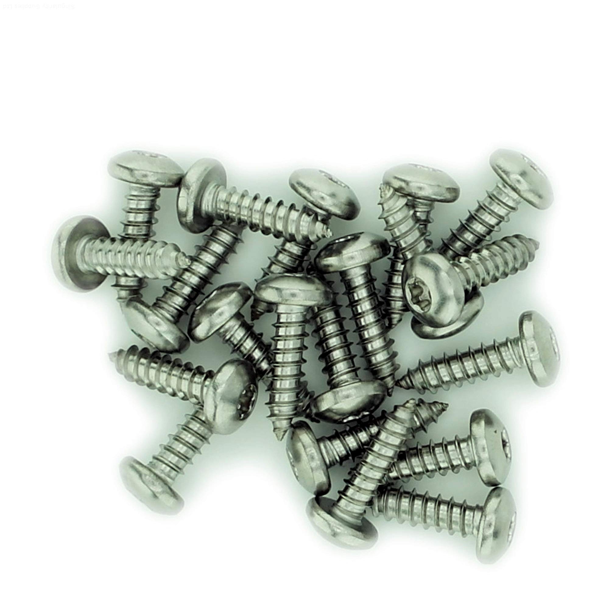 No.2 x 0.175 (2.2mm x 4.5mm) TX Pan Self-Tapping Screw - Stainless Steel (A2) (Pack of 20) โ image 1