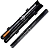 GMS Travel Syringe Case (2-Pack), Fits up to 100 Units/1ml Syringes, Black | Discreet Small Carrying Case, Personal Sharps Container, TSA-Approved Hard Shell Syringe Travel Holder, 2 Pack