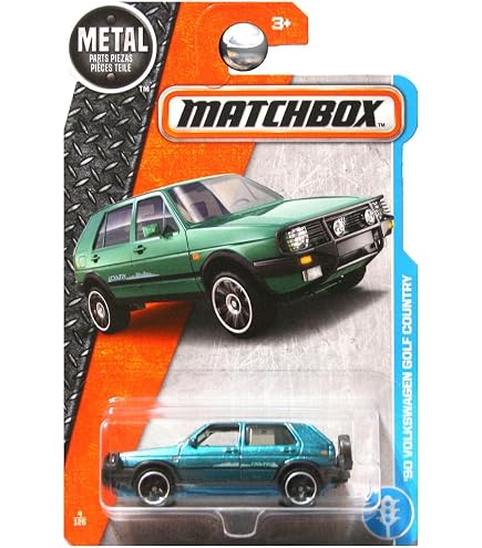Amazon.com: Matchbox 1995 Volkswagen Golf MK, Moving Parts 38/54