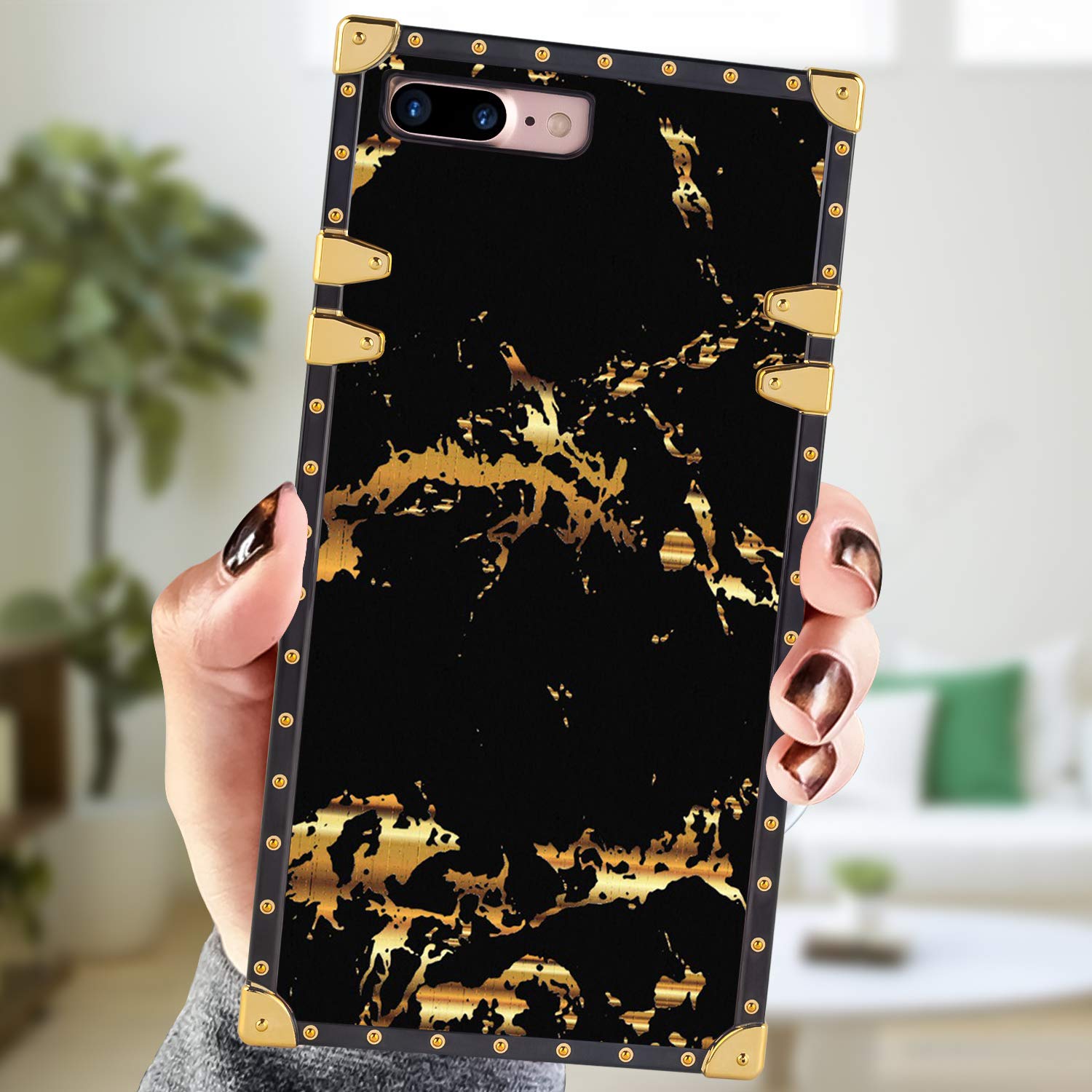 Square Case Compatible iPhone 7 Plus iPhone 8 Plus Case