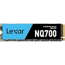 Lexar NQ700 2TB M.2 NVMe SSD PCIe Gen4 Up to 4500MB/s Read 3000MB