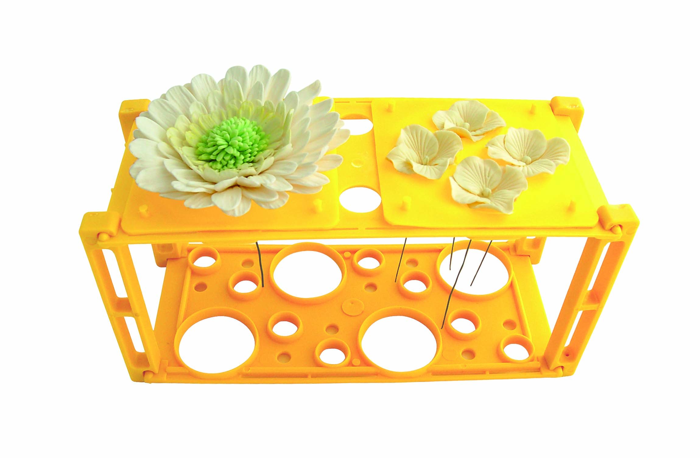 JEM Flower Stand with Formers, Set of 10, Yellow