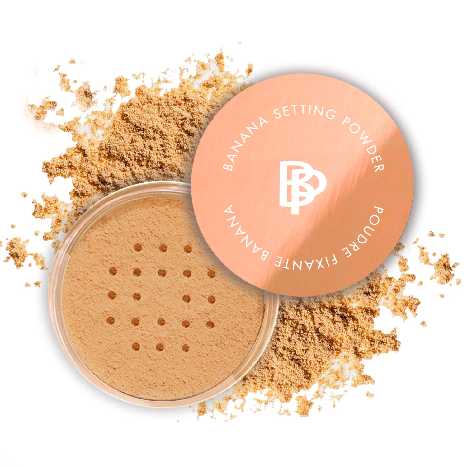 bellapierre Banana Setting Powder | Lightweight Color-Correcting Powder with All Day Makeup Protection | Eliminates Blotchiness and Dark Under-Eye Circles | Matte Tint - 4 Grams - Tan