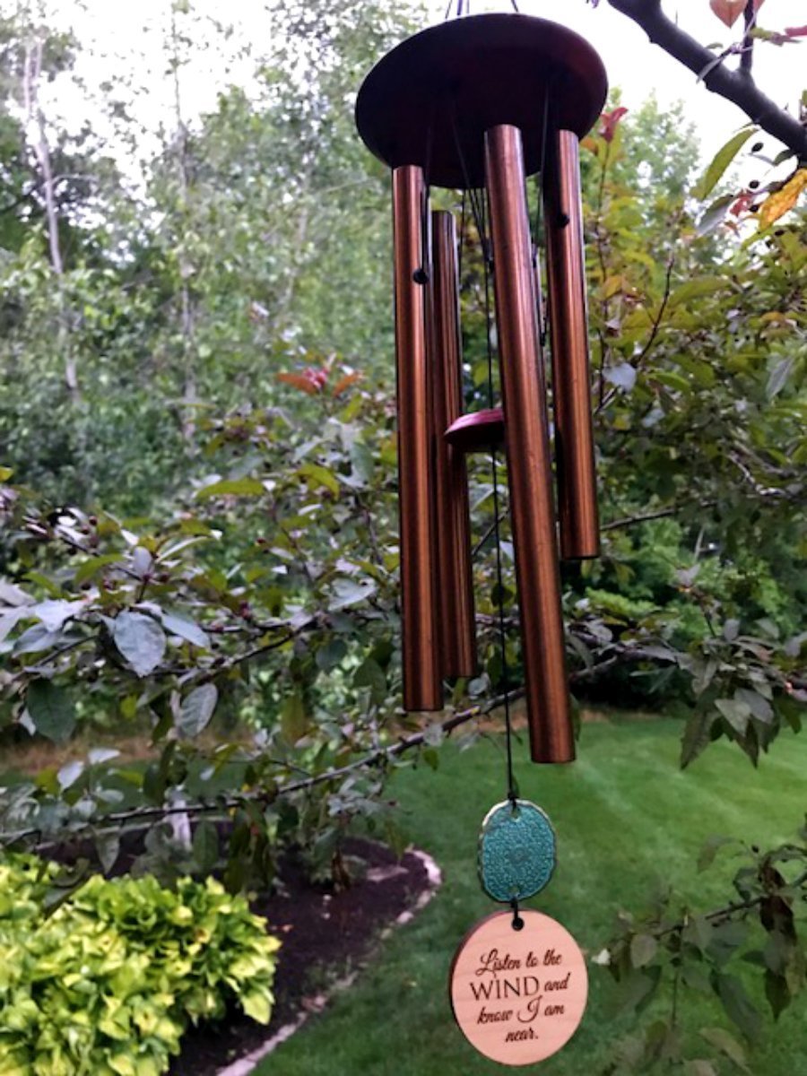 Memorial Direct Shipping Gift Custom Gift Wind Chime 28 Inch In Sympathy Loss Copper Rush Shipping