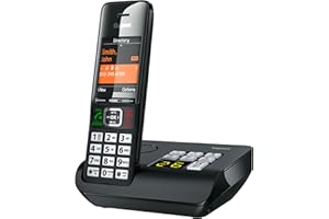Gigaset Comfort 552A - Cordless DECT Phone - Answering Machine - Made in Germany - Elegant Design - Hands-Free Mode - Comfort