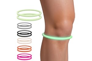 GREBIKE Patella Band for Knee Pain Relief, Patellar Tendon Support Strap for Tennis, Running, Jumpers, Soccer, Basketball and Hiking, Breathable & Lightweight Patella Stabilizer Knee Strap Brace Support for Women and Men (Fluorescent Green)