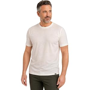MERINNOVATION Men's Merino Wool T-Shirt - Men Merino Wool Shirt Lightweight Wicking Base Layer Undershirt for Hiking Travel