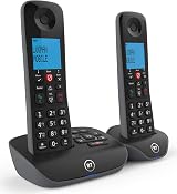 BT Essential Cordless Landline Twin Handset Phone with Call Blocker view 1