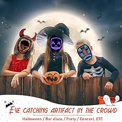 MOYACA Kids LED Mask with Gesture Sensing, Light up