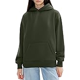 PUMIEY Womens Oversized Hoodies Cozy Fleece Sweatshirt with Pocket Long Sleeve Outfits Tops Fall Fashion 2024