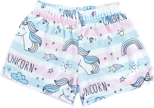 iscream Big Girls Silky Soft Plush Fleece Shorts – Kawaii Besties Collection