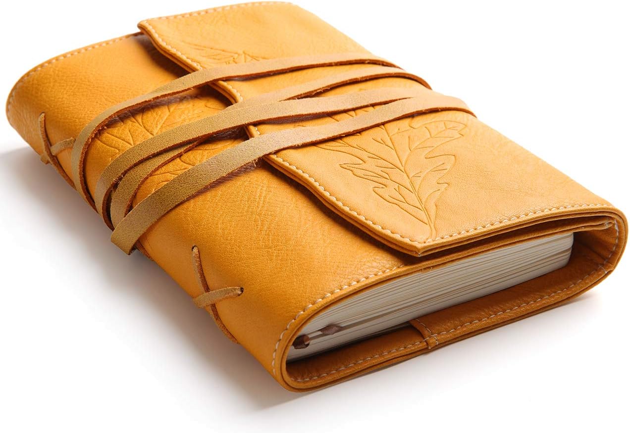 Refillable Leather Journal Travel Diary 
