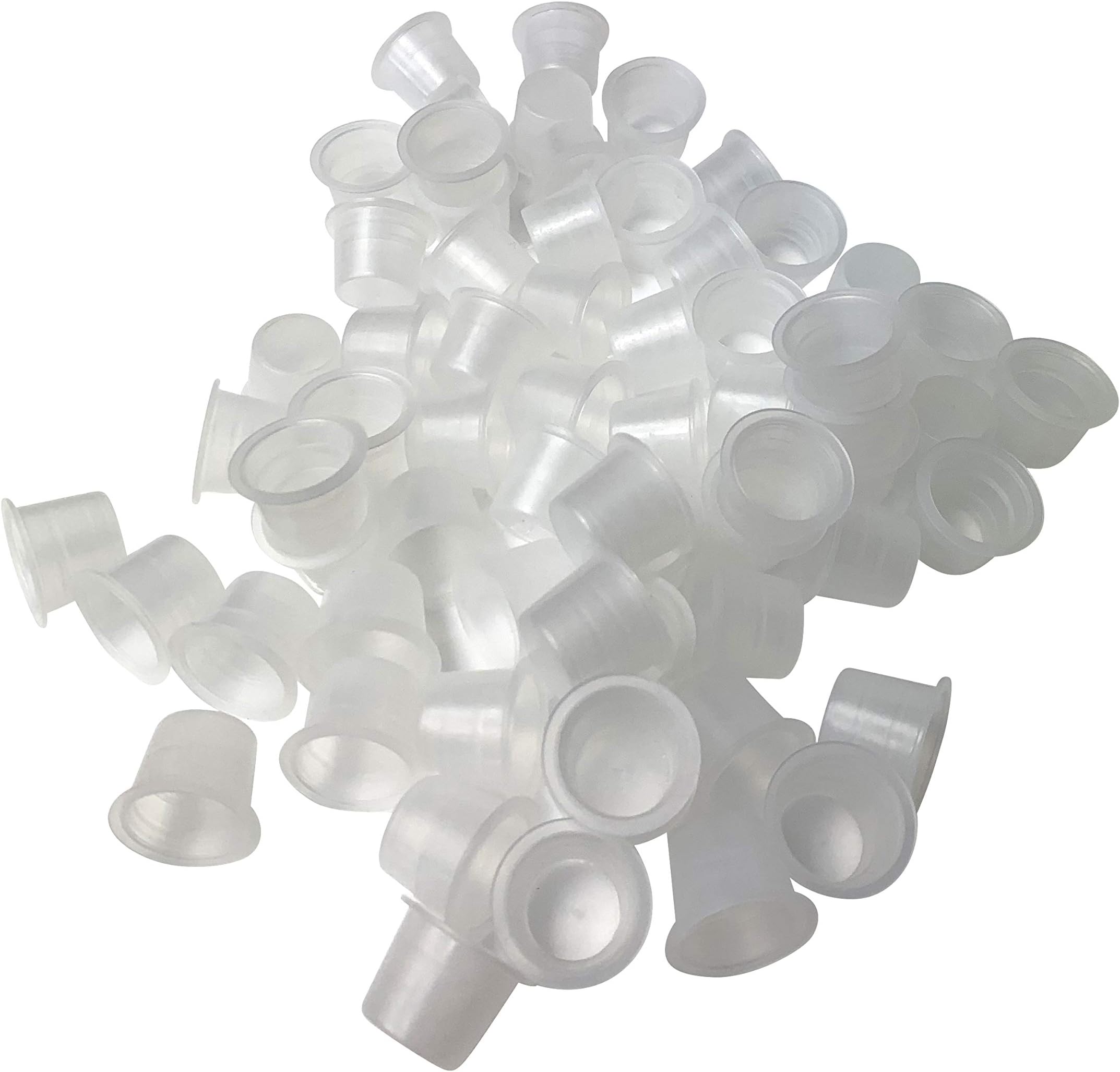 DCTattoo100 Premium Tattoo Ink Cups Caps Pots – Large (12.5 X16Mm)