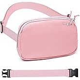 Mini Belt Bag for Women, RFID Small Fanny Pack, Womens Fashion Waist Packs with Extender Strap, Crossbody Bum Bags
