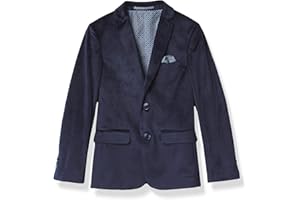 Isaac Mizrahi Boys Slim Fit Velvet Blazer