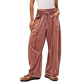 Yanekop Women's Baggy Wide Leg Palazzo Pants