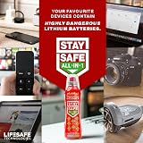 LifeSafe Technologies Small Fire Extinguisher Home Car Kitchen Compact 1kg view 5