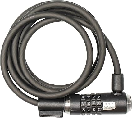 Amazon Com Kryptonite Kryptoflex 1230 12mm Combo Cable Bicycle Lock Black 12mm X 305cm Sports Outdoors