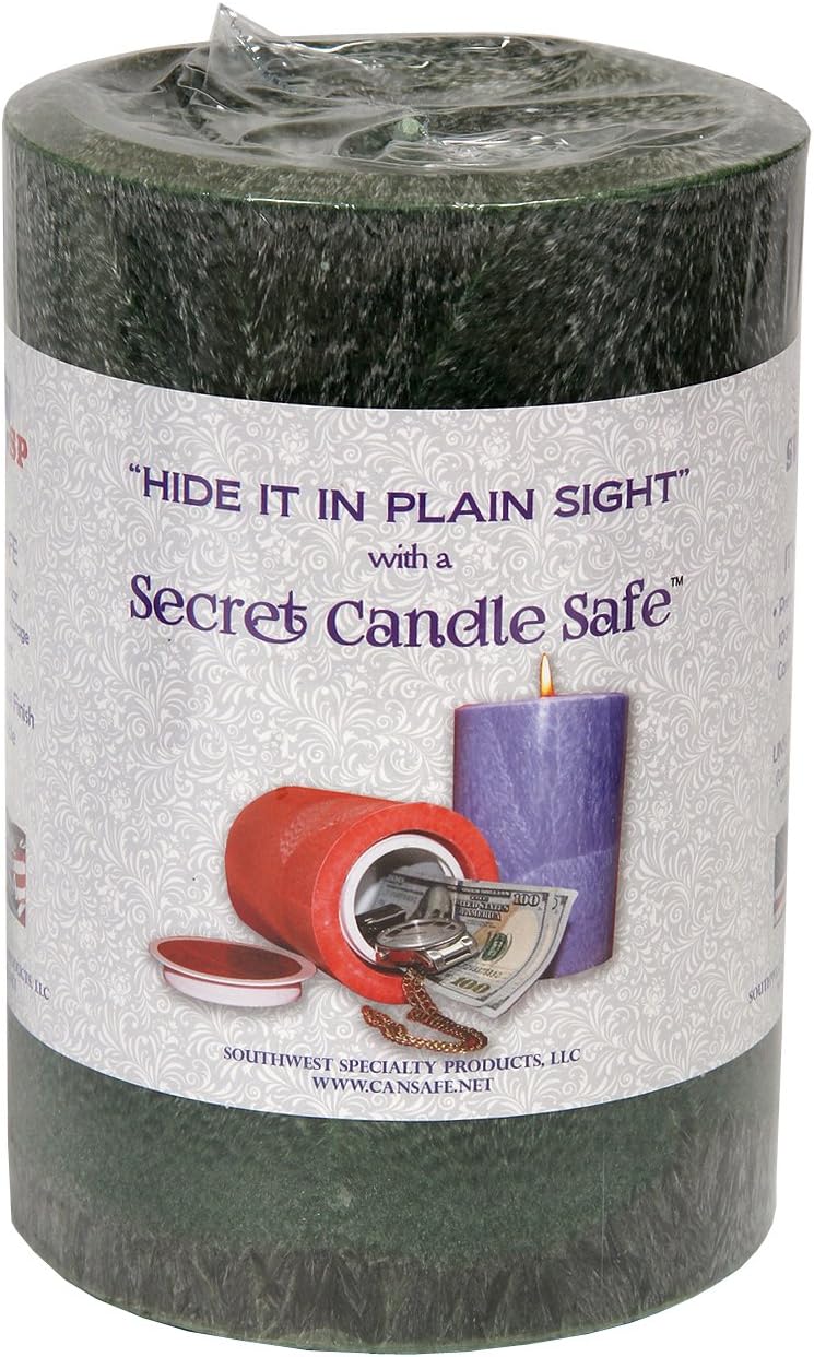Southwest Specialty Products 80002S Fossil Candle Safe, Green