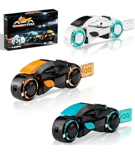 Amazon.com: AobiKSEY TRON Legacy Building Set, Tron Light Cycle