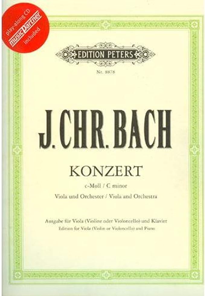 Bach, Johann Christian Concerto in c minor
