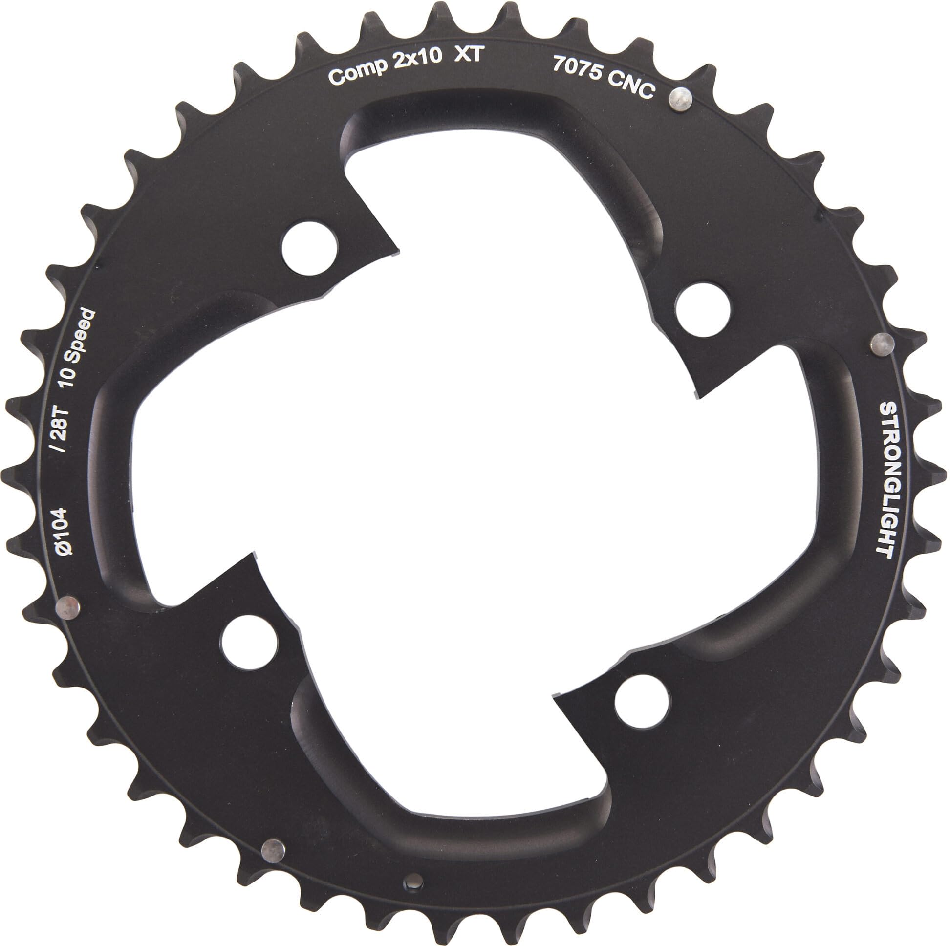 Stronglight MTB Chainring, Black, 13 x 13 x 5 cm