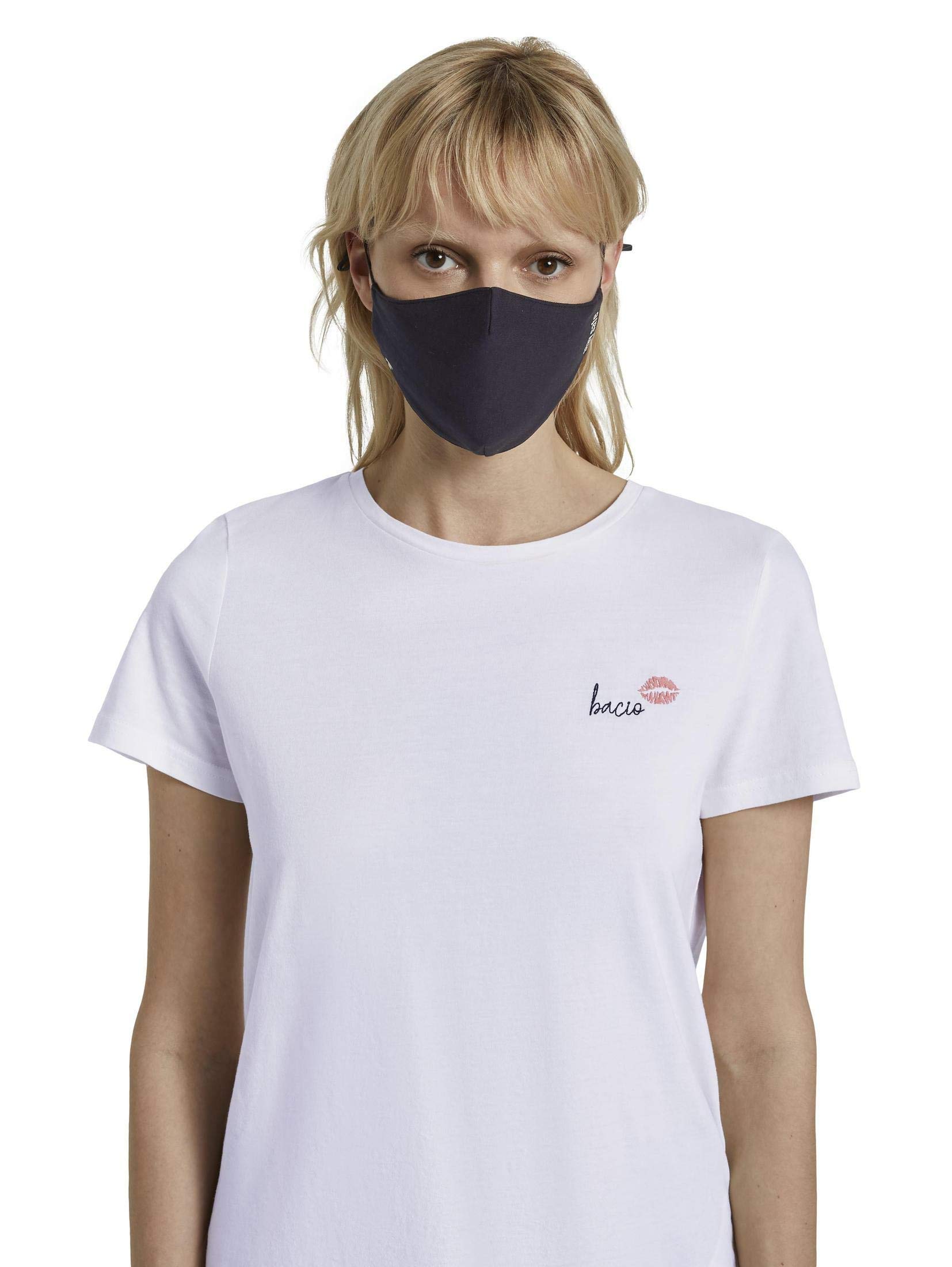 TOM TAILOR Men's fabric mask 1025197, 10334 - Black Iris Blue, ONESize