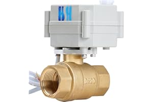 HSH-Flo 2 Way 3/4" DN20 12VDC 24VDC 24VAC Normally Closed Brass Position Feedback Motorized Electrical Ball Valve