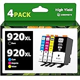 USEHOTI 920XL Ink Cartridges High Yield Combo Pack