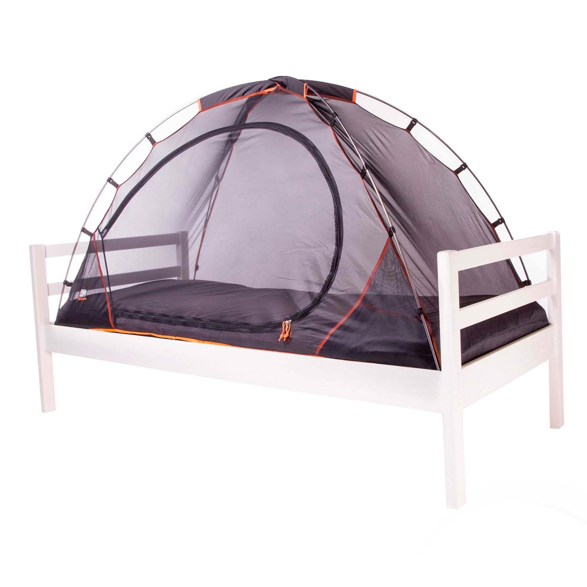 DERYAN Bedtent - 200x90cm - Black - < 1mm Mosquito Net - Protects Your Sleeping Child Against Mosquitoes and Insects - Including Carrying Bag