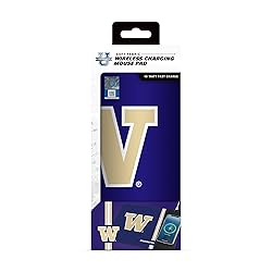 SOAR NCAA Wireless Charging Mouse Pad, Washington