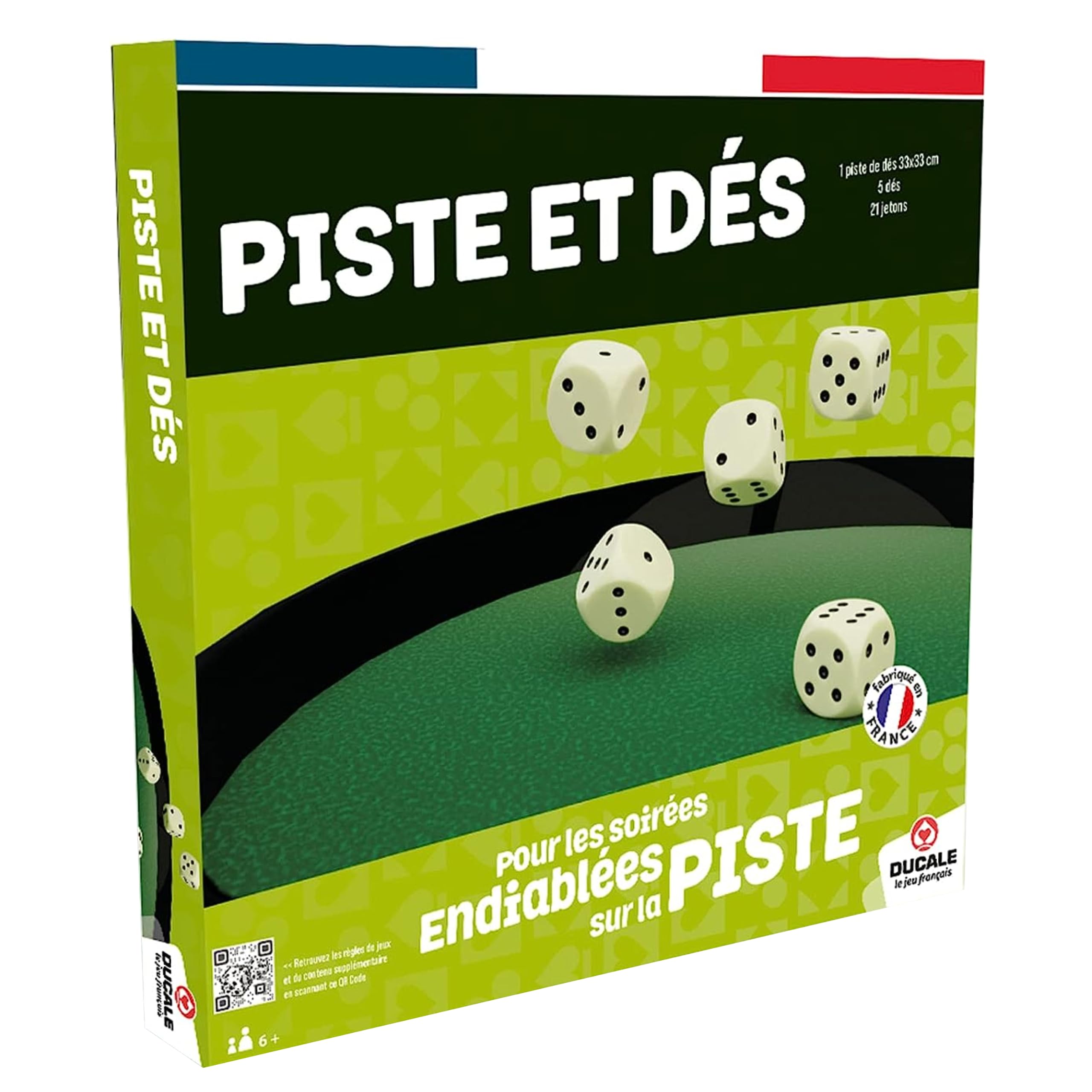 Vauchier - Jeu de société - Piste 421 + 5 dés