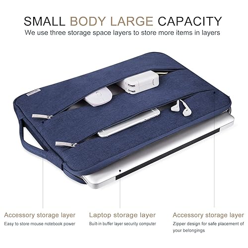 Voova 11 12 Inch Laptop Sleeve Case, Waterproof Tablet Cover - Main Image