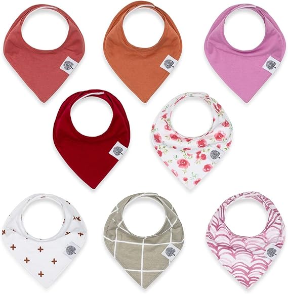 parker baby bandana drool bibs