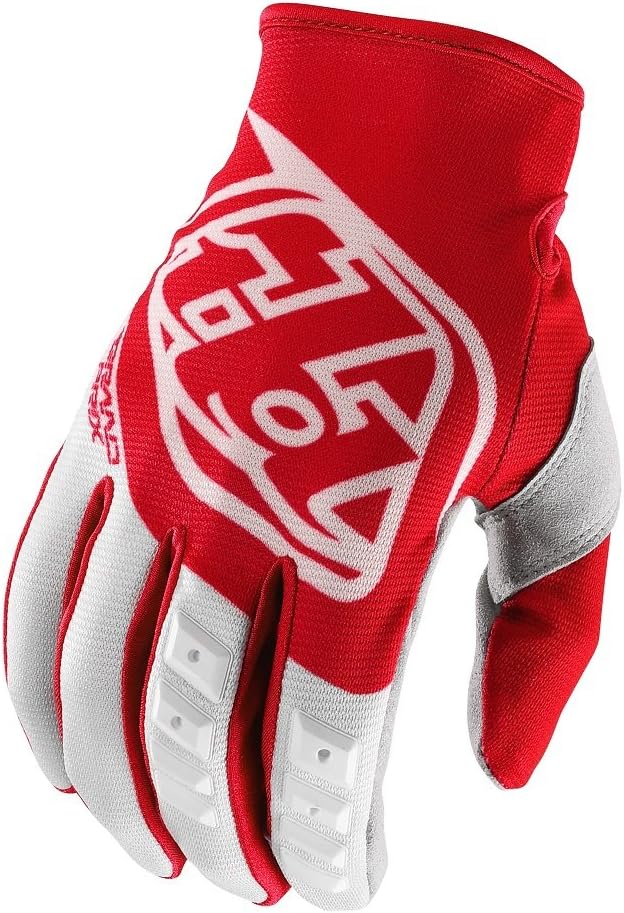 Troy Lee Designs GP Solid Mens MX/Offroad Gloves Red/White XS