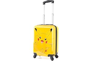 POKÉMON Pokemon Hard Shell Suitcase for Boys Girls Anime Luggage Rolling Suitcase with 4 Wheels Travel Essentials Gift for Kids
