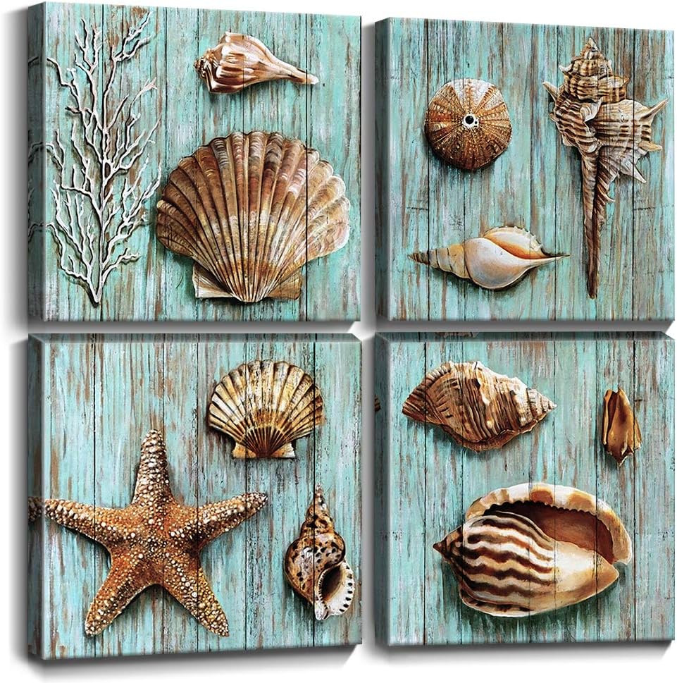 Awesome Bathroom Shell Decorations Pictures