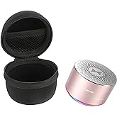 LENRUE Portable Wireless Bluetooth Speaker with Built-in-Mic,Handsfree Call,AUX Line,HD Sound and Bass for iPhone Ipad Android Smartphone and More (Pink+case)