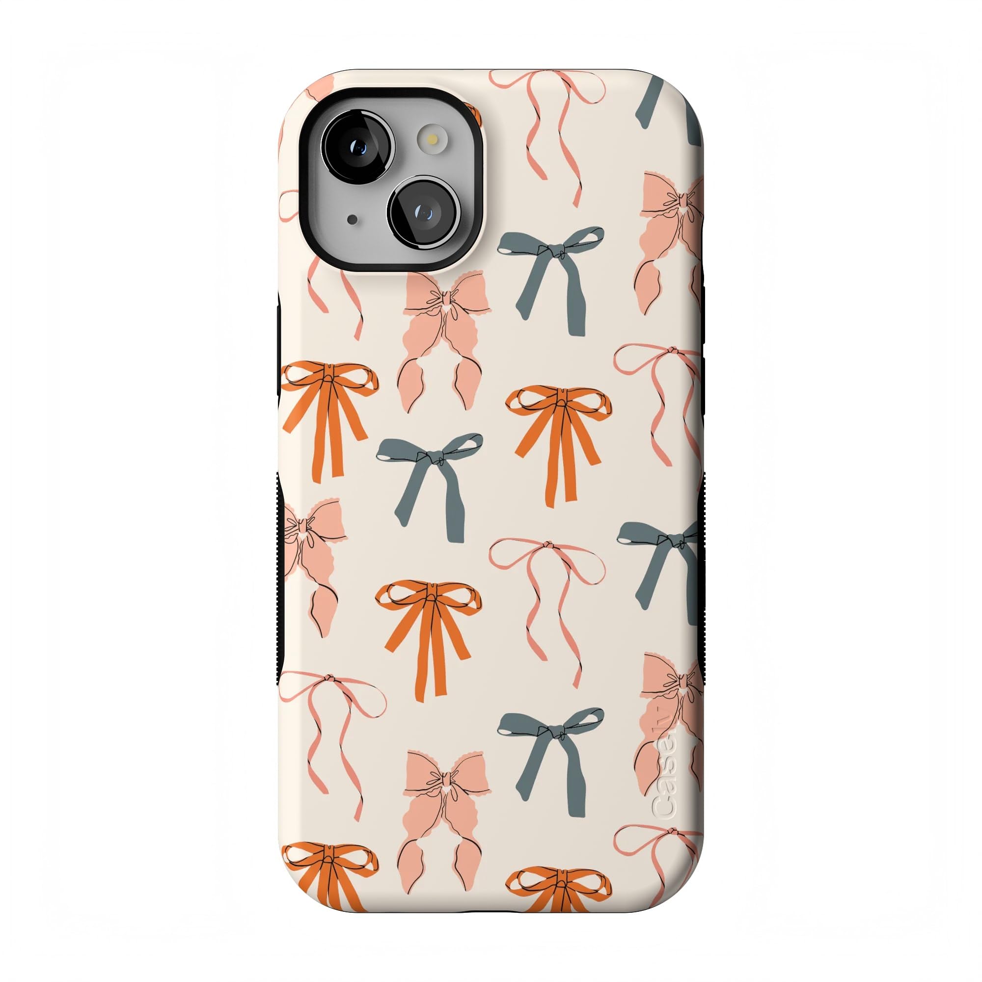 Casely iPhone 15 Case | Gourdy Girlie | Harvest Bows | Bold Protective Design | MagSafe Compatible Design Image