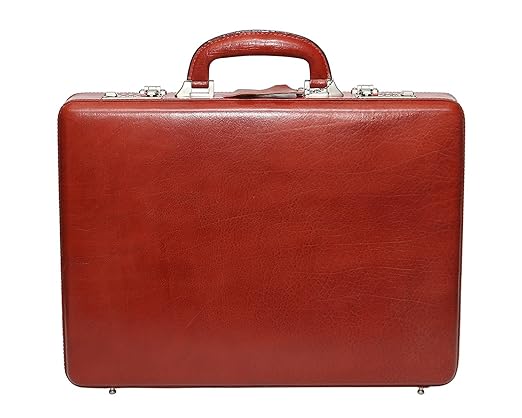 Zordan Leather Briefcase Bag Cum Office File Bag for Men Expandable Made in Pure Leather