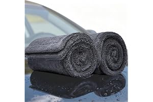 LBLVBNEWD 2-Pack 1200GSM Microfiber Car Drying Towels, Extra Large Twisted-Loop Absorbent Drying Towel for Cars and Trucks, Without Streaks, Scratches, or Water Spots (35"x 24")