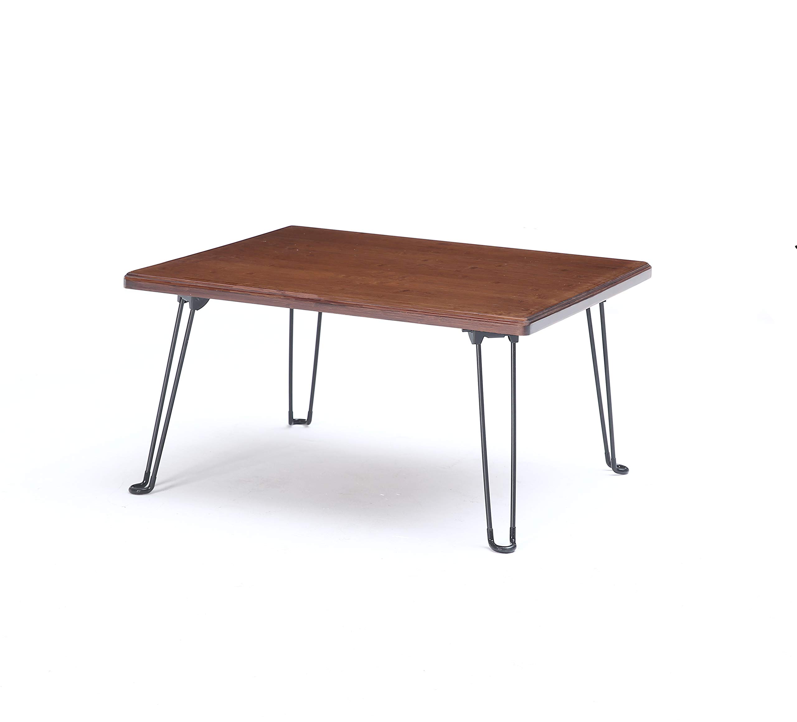 Unicoo Bamboo Wooden Rectangular Folding Table Folding Coffee Table Tray Table Children S Art Craft Study Activity Table Outdoor Picnic Table With Foldable Hairpin Metal Legs Brown Small Buy Online In Bosnia